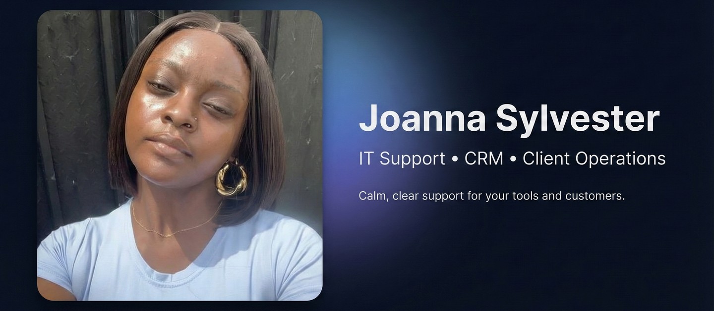 Joanna Sylvester | IT Support & CRM